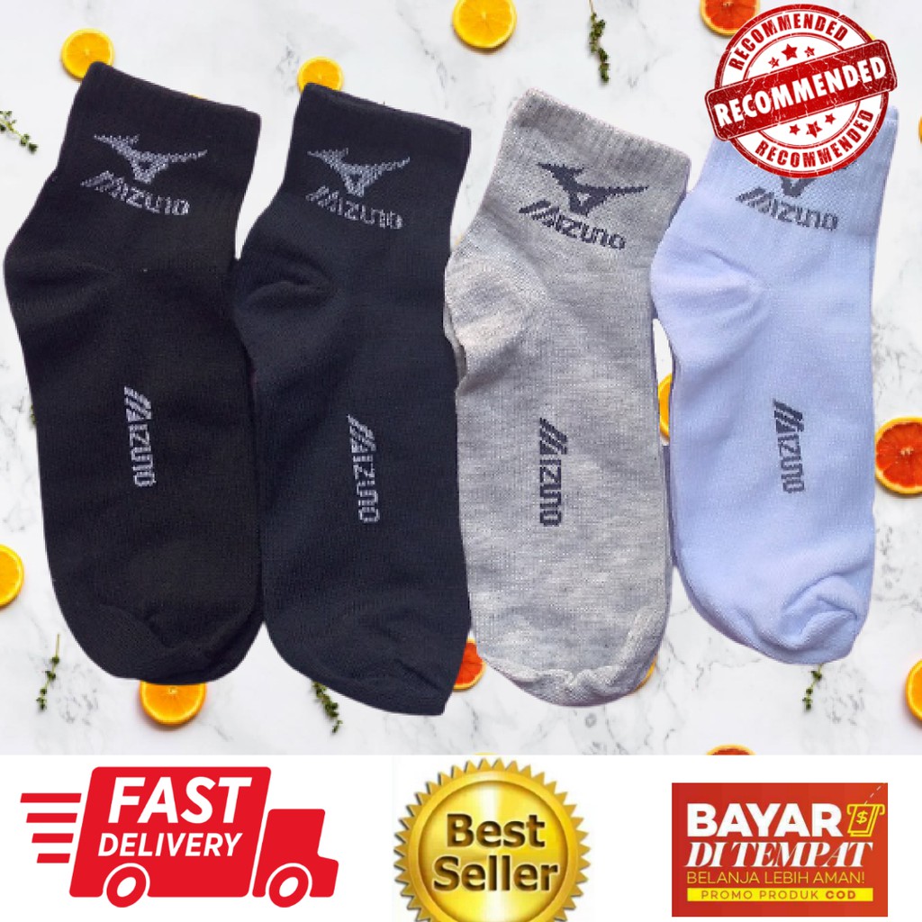 Mizuno Kaos Kaki Pendek Pria Atau Kaos Kaki Semata Kaki Model Kaos Kaki Pendek Volly Badminton Dan Futsal Pria Wanita