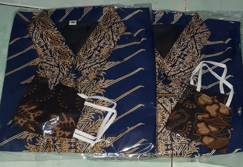 Batik Solo Kemeja Batik Pendek Modang Navy Rafanda Batiksoloamanah 130.000