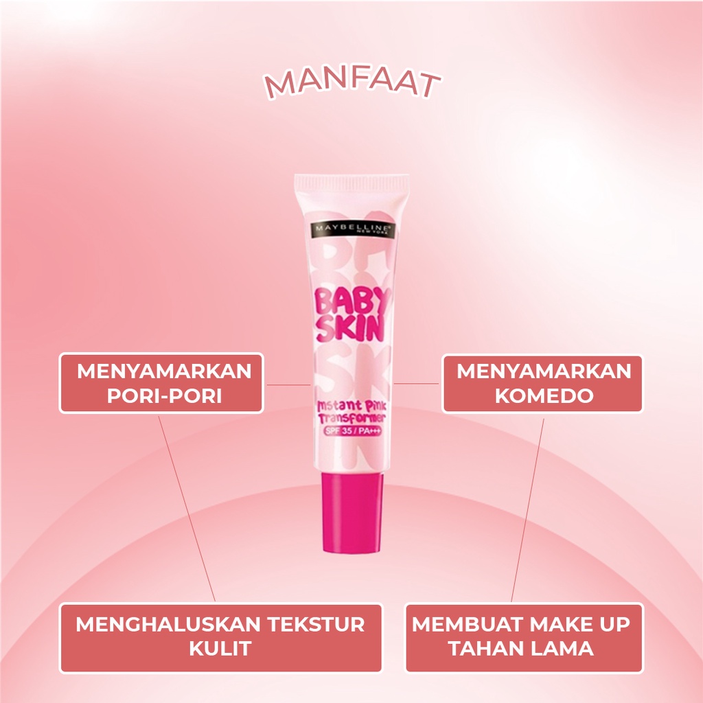 BABY SKIN PORE ERASER PRIMER | PRIMER BPOM | PRIMER MAYBELLINE |
