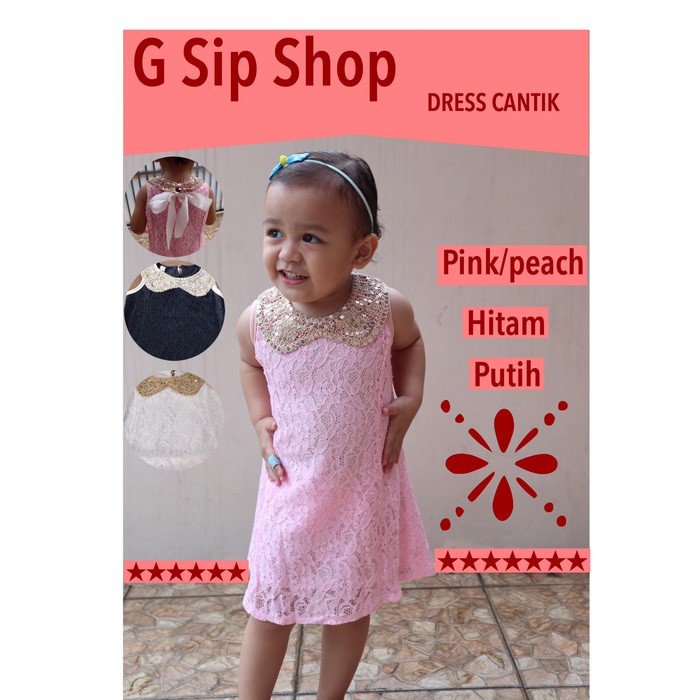 Baju anak perempuan Dress pesta murah. Baju anak brokat