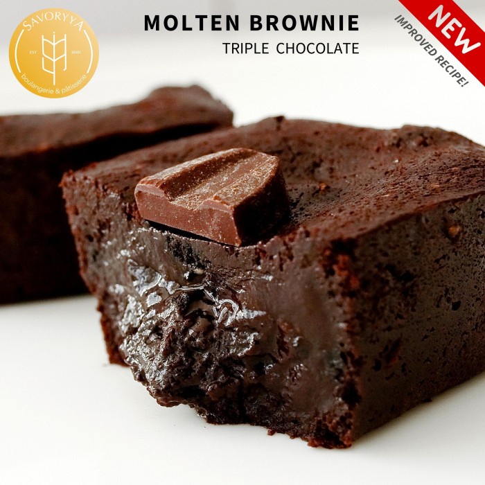 

Molten Brownie Triple Chocolate SAVORYYA