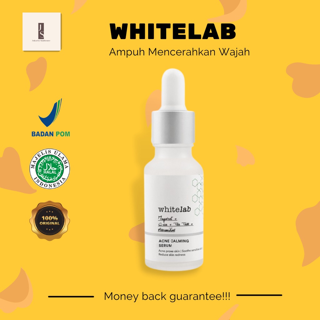 Jual WHITELAB ACNE CALMING SERUM (20ml)/SERUM KULIT BERJERAWAT