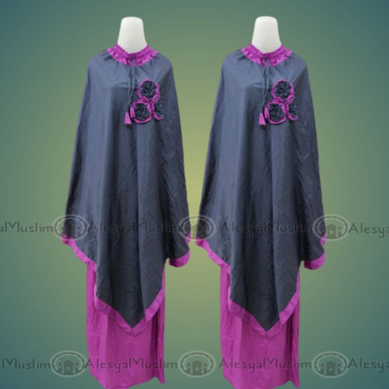 mukena ponco mawar platinum new mode