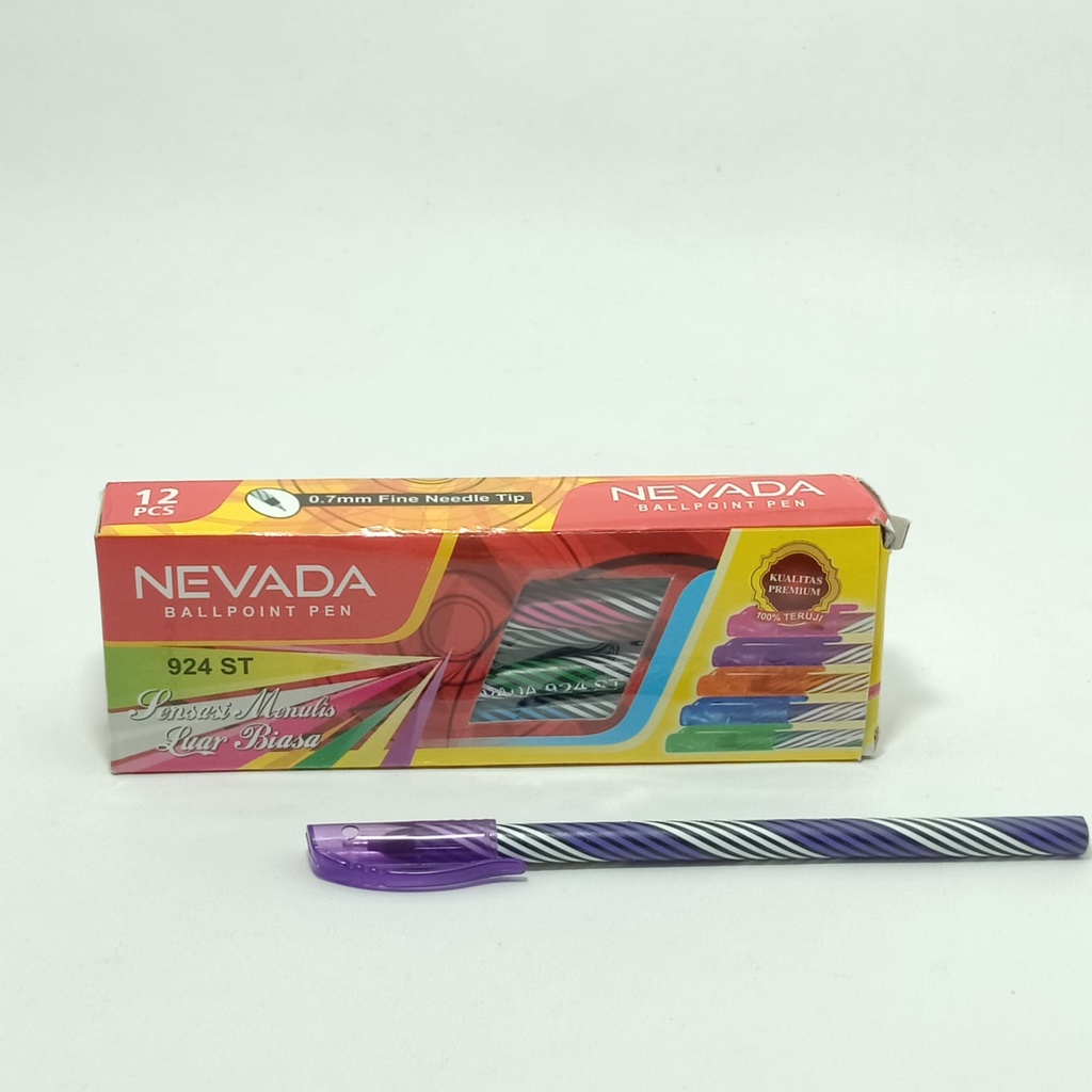 

Pulpen Lilin 12pcs - Ballpoint Ulir Pena Belang Belang 1 Lusin