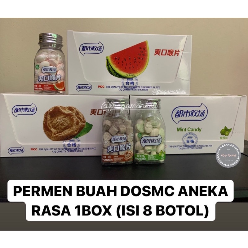 Permen Buah DOSMC Aneka Rasa 1Box (Isi 8)