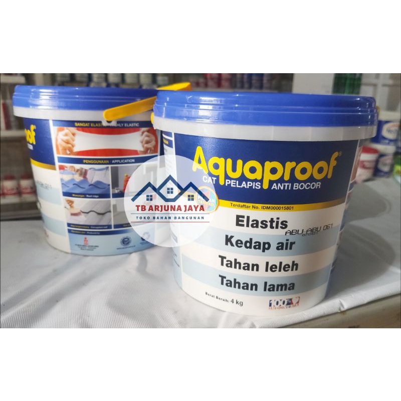 AQUAPROOF / Aquaproof Galon 4 KG Cat Pelapis Anti Bocor Waterproofing Berkualitas | Aquaproof 5 KG