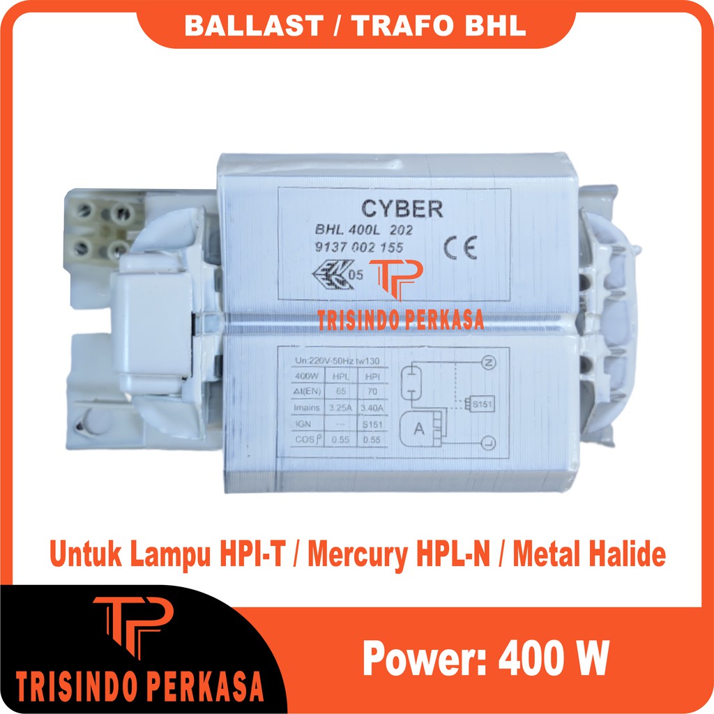 Ballast / Trafo BHL HPIT 400L 400W 400 watt