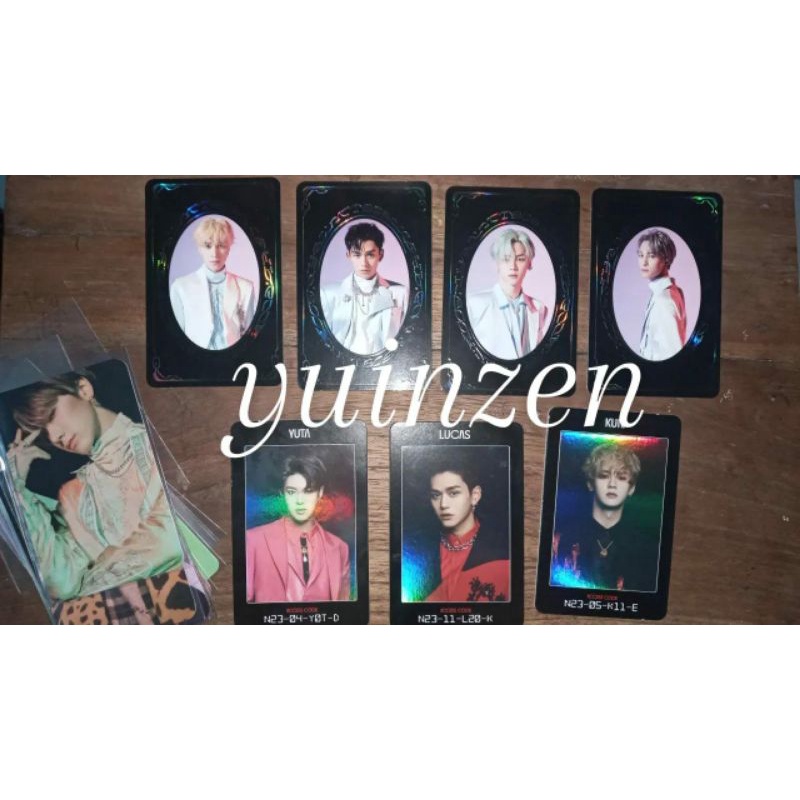 photocard PC yearbook Yb acces card AC hendery Yuta xiaojun Ten yangyang Lucas Kun Taeil nct