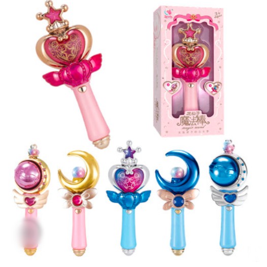 [ORGM] Mainan Tongkat Peri Princess Sailor Moon Magic Wand