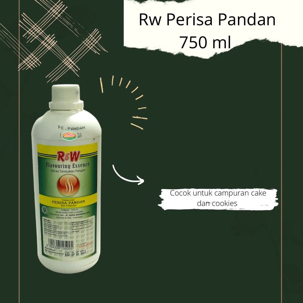 

RW Perisa Pandan 750ml