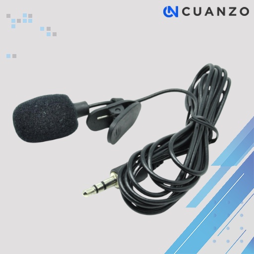 3.5mm Microphone with Clip Smartphone Laptop Tablet / Microphone Bluetooth Vlog Clip On / Mikrofon Mic With Clip On Audio Splitter Cocok Untuk Vlogger Youtuber Smule / Mic Karaoke Suara Bagus Jernih / Microphone Kabel Panjang Hp Smartphone Murah