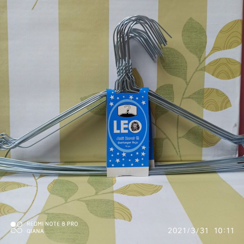 Hanger baju Stainless/hanger kawat stainless