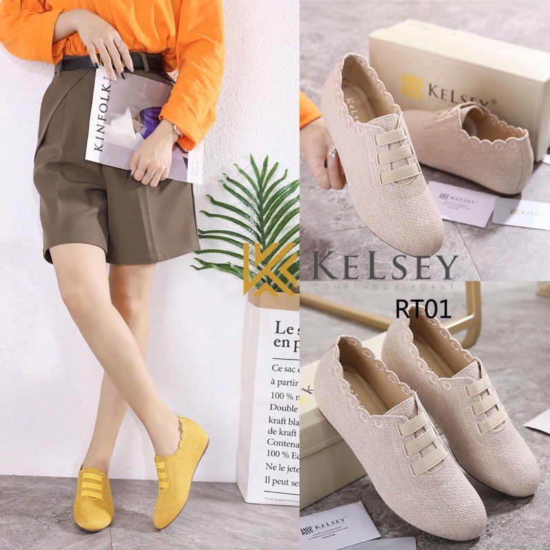 (GRATIS ALAS KAKI) Nicole Sepatu Wedges Wanita Kelsey 4cm RT01