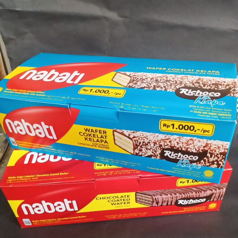 

Nabati couted coklat dan kelapa