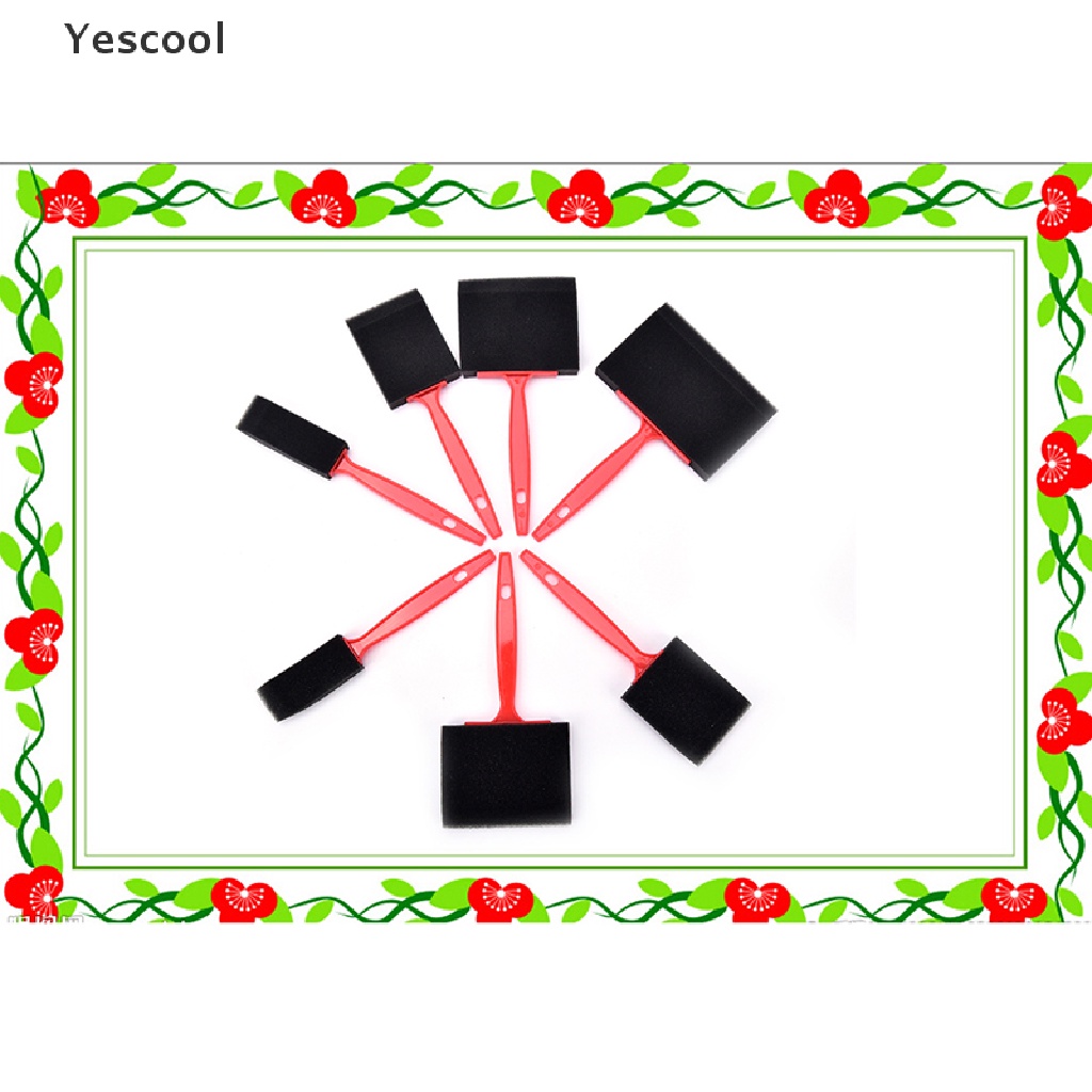 Yes Set Kuas Cat Minyak Bahan Spons Untuk Kerajinan Tangan