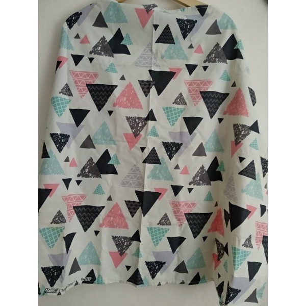 preloved apron menyusui nursing apron (triangle)