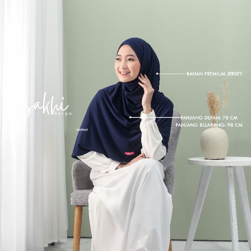 Sakhi Bergo Naisha | bergo instant | bergo terbaru | bergo simple | bergo premium | bergo murah | bergo hitam | jilbab olahraga | jilbab instan | jilbab instant | jilbab hitam | khimar syar'i | khimar instant | khimar premium jilbab premium