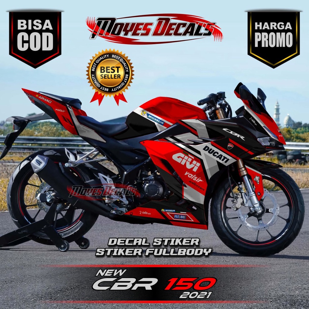 Decal CBR 150 2021 Decal Stiker Fullbody New CBR 150 2021 Stiker Fullbody Variasi 03