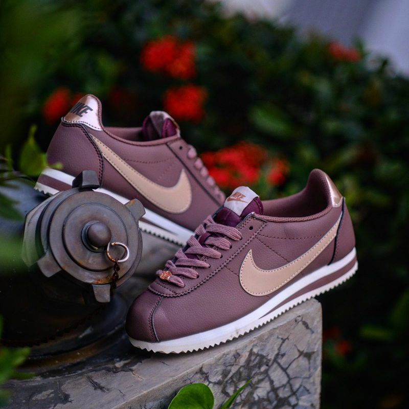 SALE NIKE CORTEZ LEATHER (100% ORIGINAL) SEPATU SNEAKERS CASUAL SPORT OLAHRAGA LARI WANITA, SEPATU S