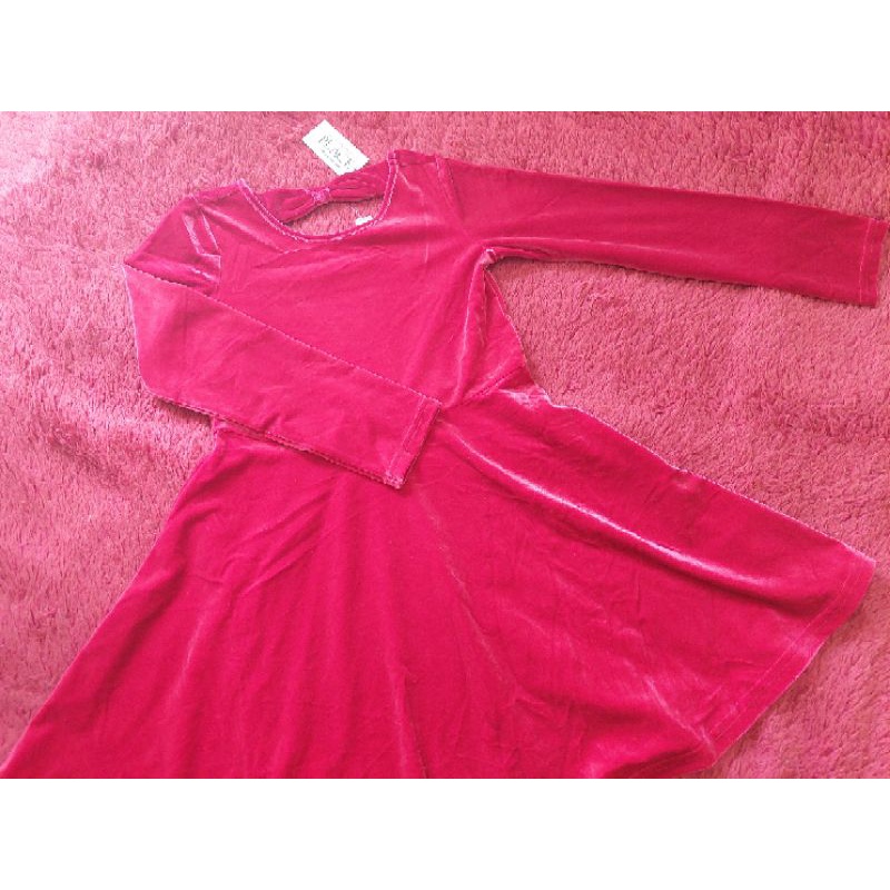 NEW Dress Velvet PLACE size 5t TERMURAH