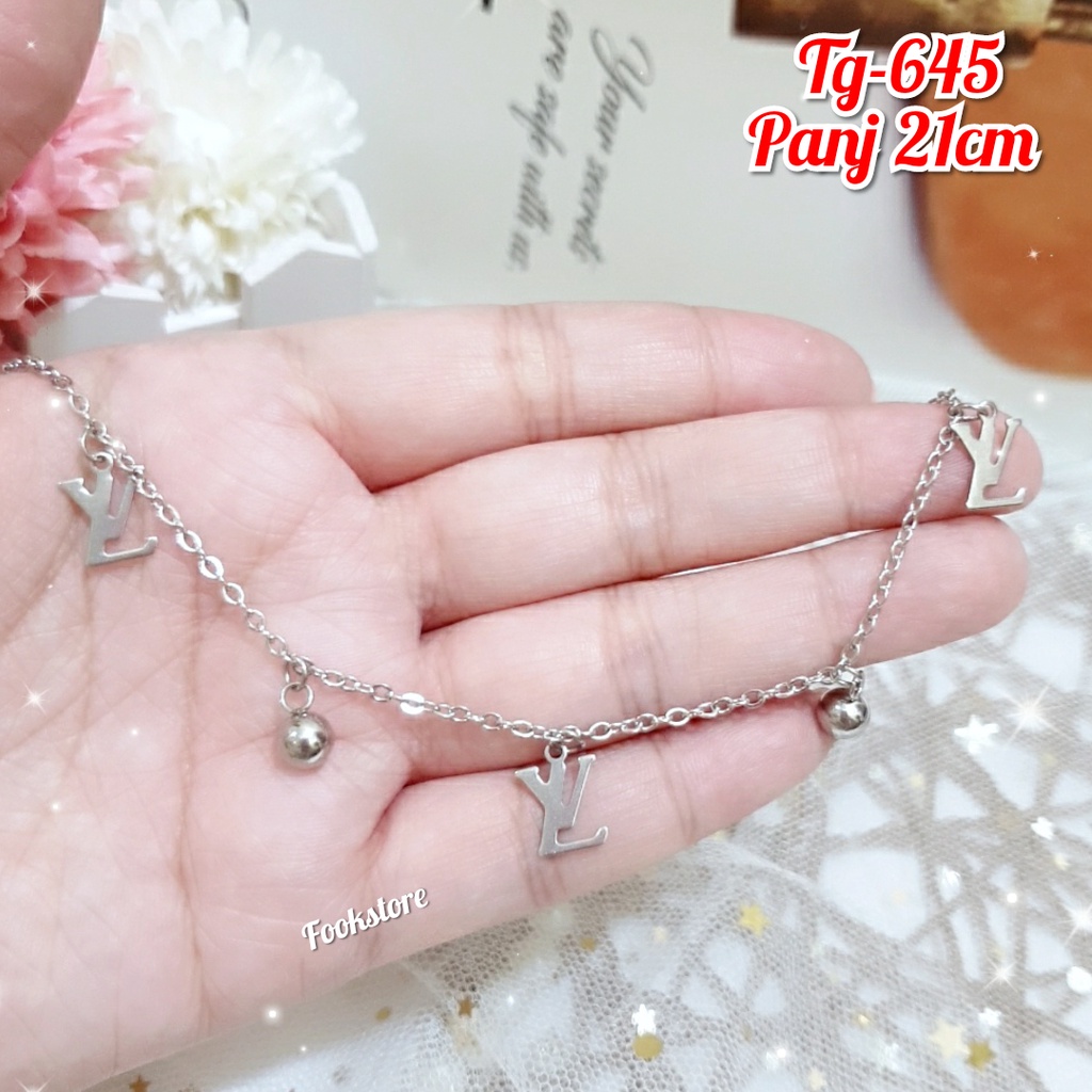 TERMURAH GELANG RANTAI ABG ATO DEWASA TITANIUM / ANTI KARAT