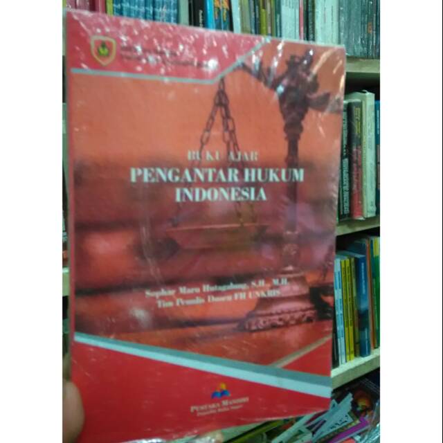 

Buku ajar pengantar hukum indonesia