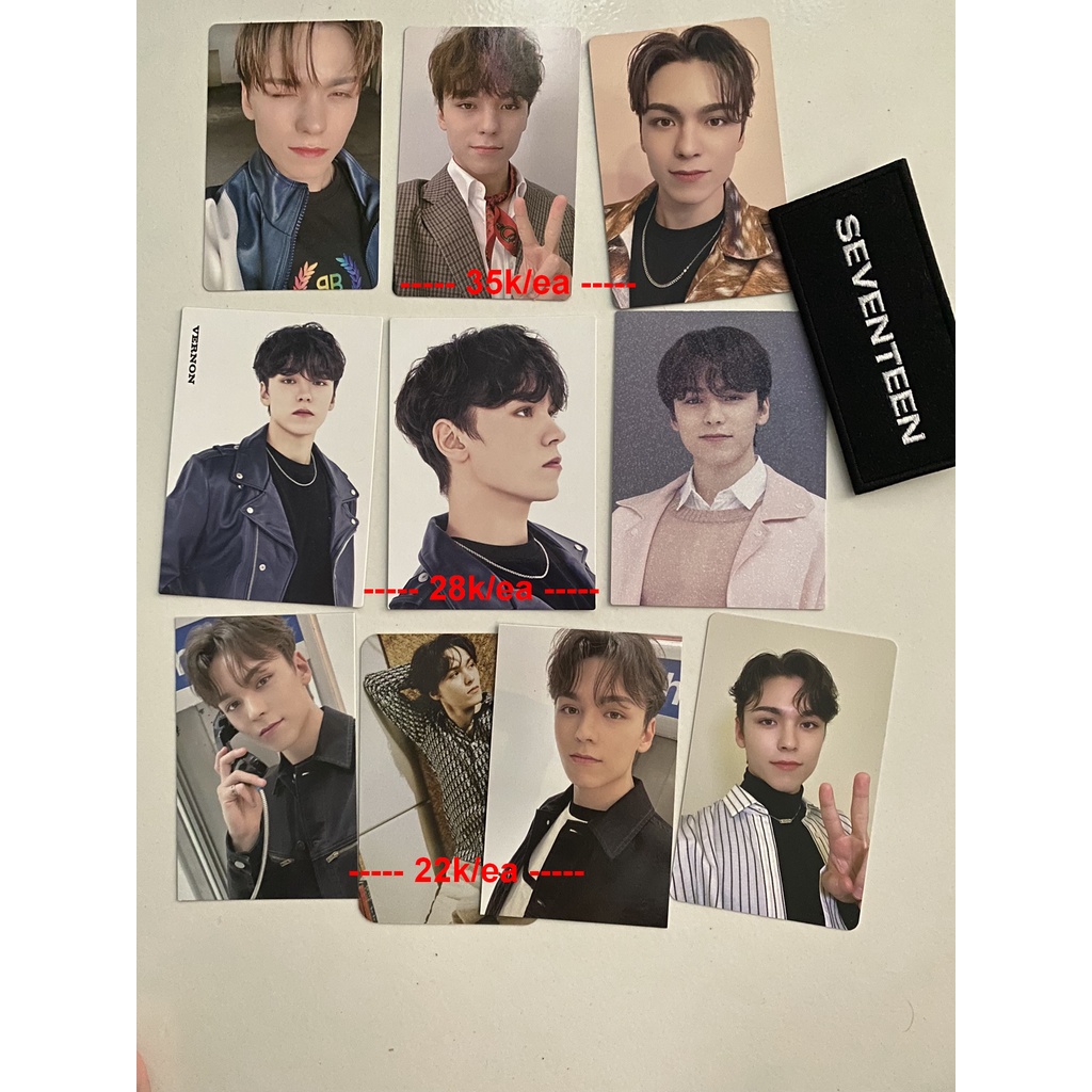 PHOTOCARD SEVENTEEN VERNON AN ODE HITORIJANAI TC HARE