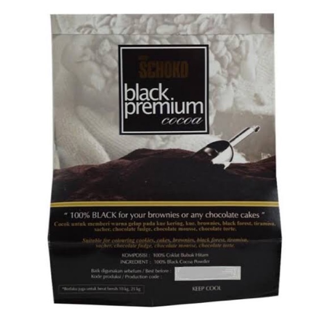 

Cocoa powder winschoko jetblack bubuk coklat hitam (1kg)