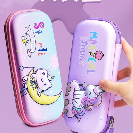 [MONA} TEMPAT PENSIL ANAK TIMBUL 6 DIMENSI KARAKTER  2D AESTHETIC  ASTRONOT UNICORN COWOK CEWEK BISA UNTUK SEKOLAH - M0188