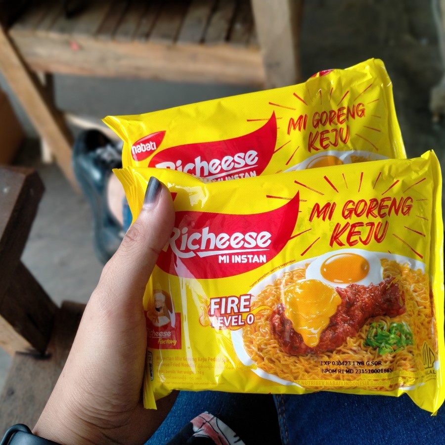 Mie Goreng Richeese / Mie Instan Keju Viral