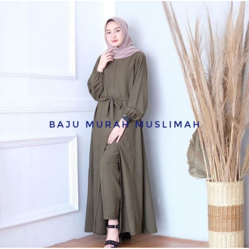 baju gamis muslimah terbaru cantik