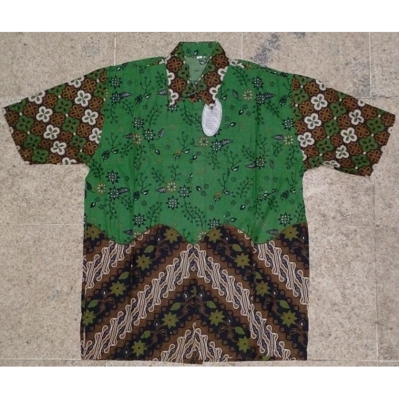 kemeja batik pria lengan pendek