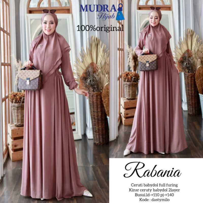 rabania gamis syari dustymilo