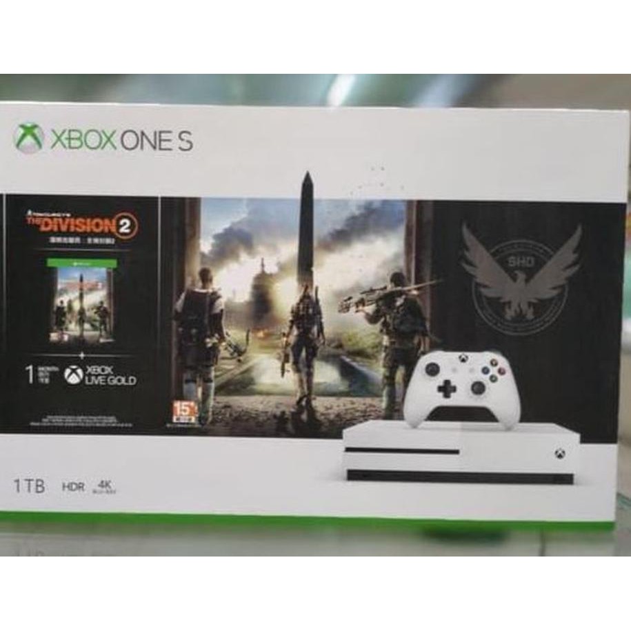 xbox one s 1tb tom clancy's the division 2 bundle