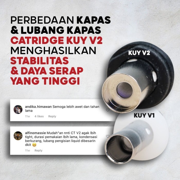 AUTHENTIC Cartridge Kuy Pod V2 by Movi x Isurevape