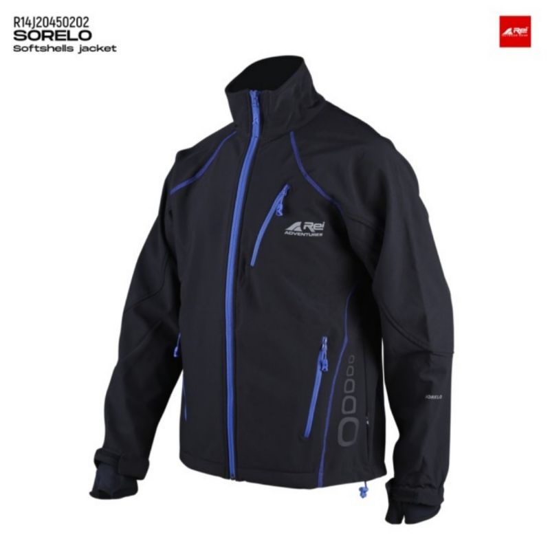 JAKET GUNUNG AREI OUTDOORGEAR SOFTSHELL SORELO - JAKET REI SORELO