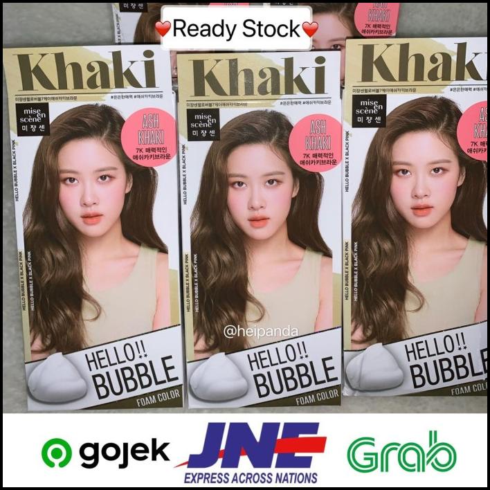 Mise En Scene Hello Bubble Ash Khaki Blackpink Hair Color Cat Rambut
