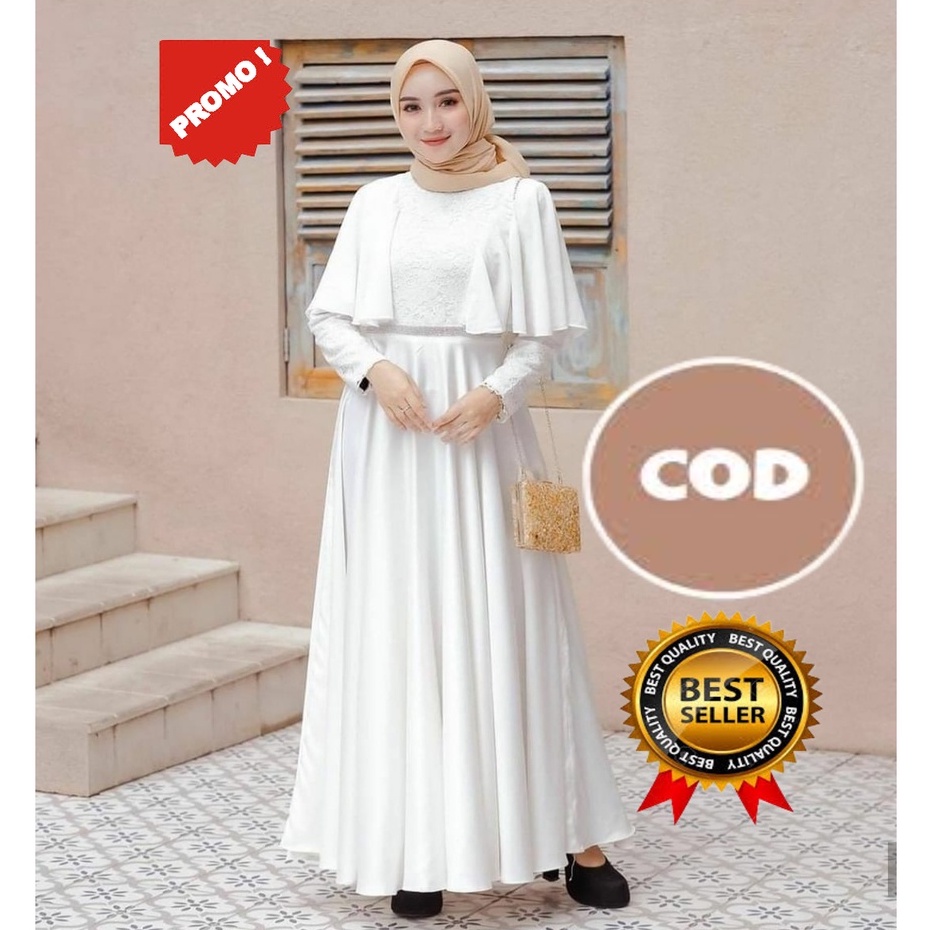 Baju gamis wanita terbaru gamis Remaja kekinian modern 2021 wanita dress Syrin maxy