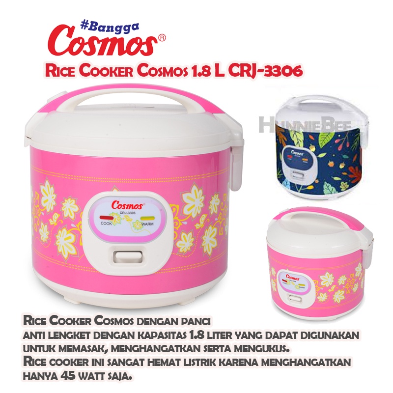 Rice Cooker COSMOS  1.8 Liter CRJ3306