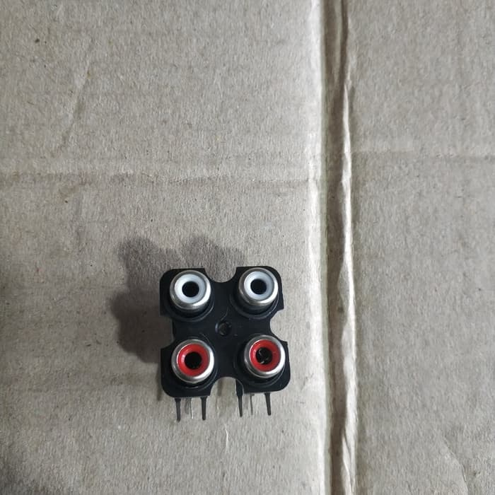 Soket RCA 4 pin / soket rca 4 lubang / soket rca 4pin