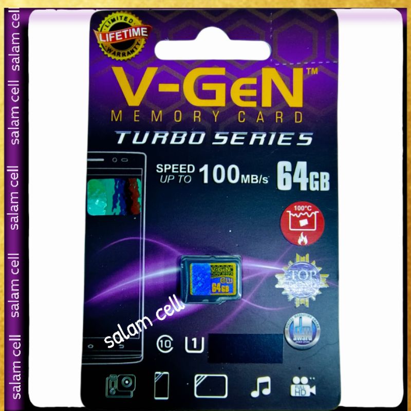 Memori Card MMC V-GEN Class 10 Vgen Original V gen Garansi Resmi