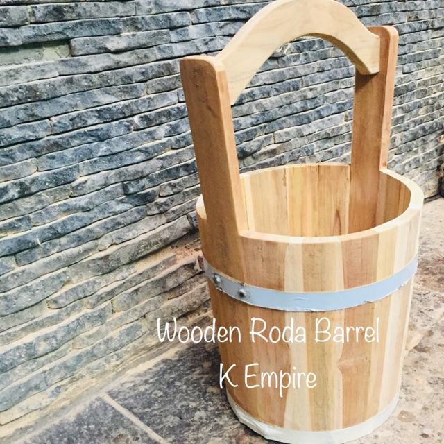 Ember Kayu Tenteng / Barrel Kayu / Gentong Kayu