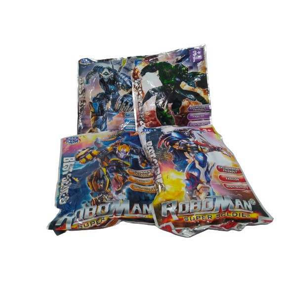 Lego Bongkar Pasang ROBOT SANTO  dan ROBOT ROBOMAN