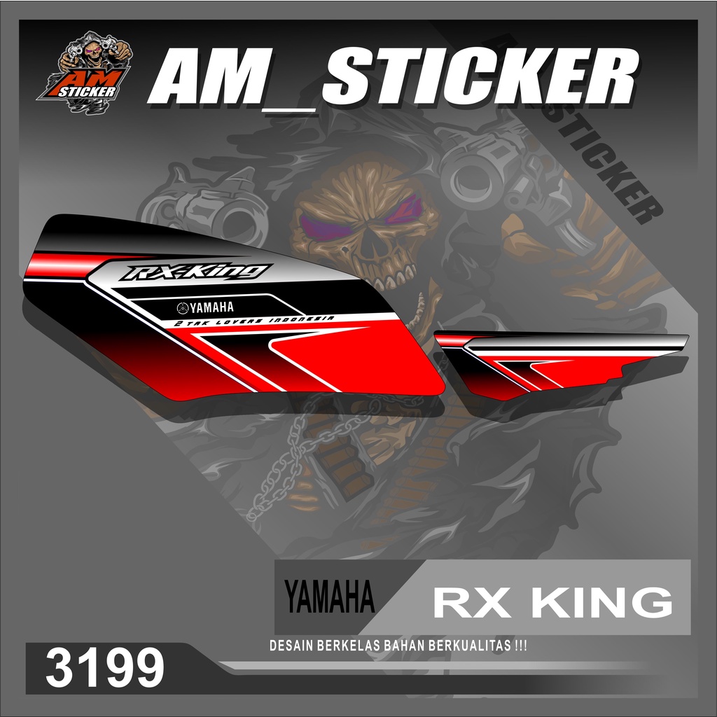3199M Sticker Striping RX King / Sticker Variasi List RX King Racing Variasi Motor