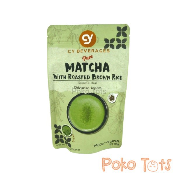 CY Genmaicha Matcha with Roasted Brown Rice 100gr Shizuoka Japan Green Tea Powder
