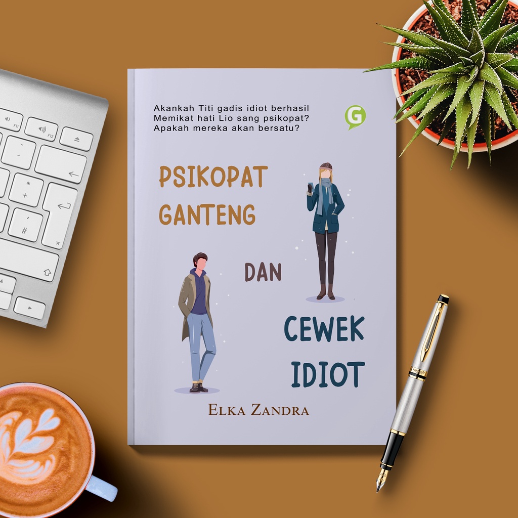 Buku Novel Psikopat Ganteng dan Cewek Idiot