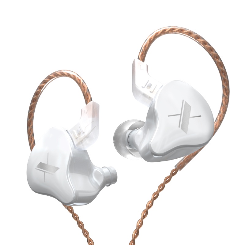 KZ EDX In Ear Earphone with MIC - GARANSI RESMI-Putih non Mic