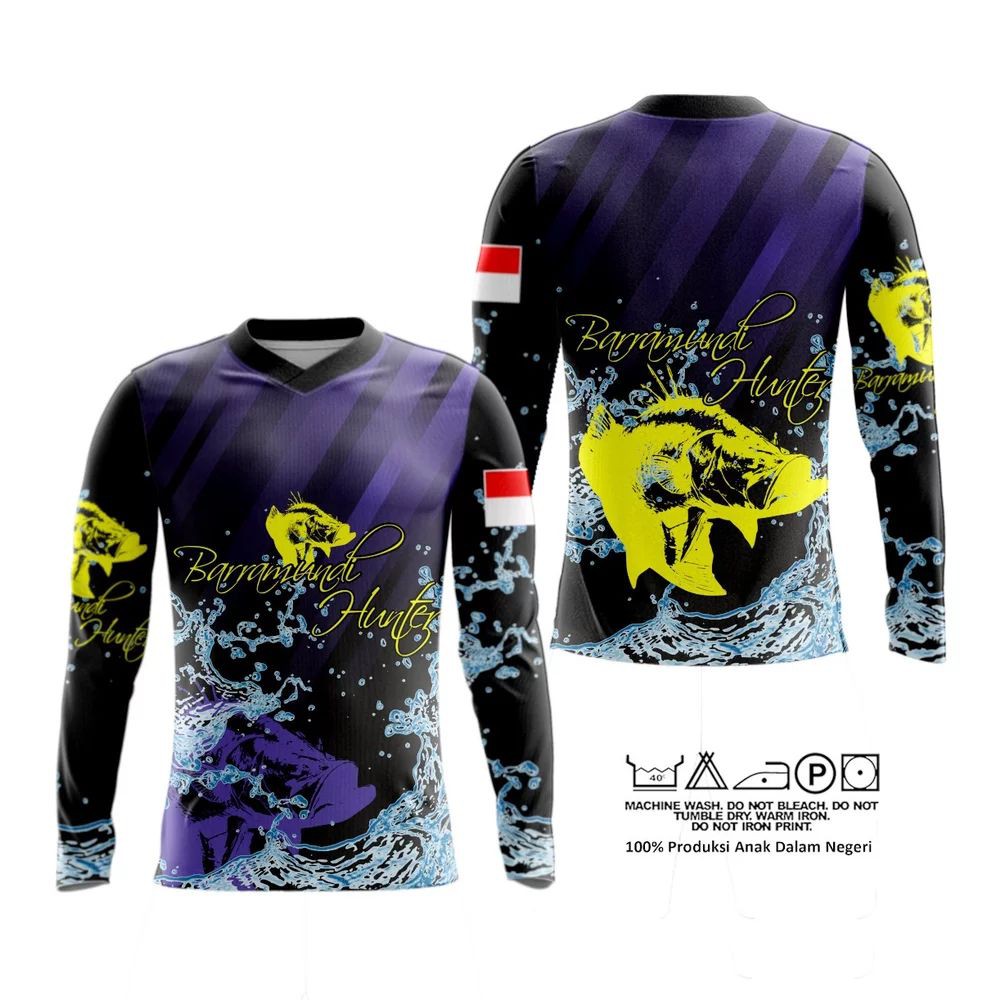 Kaos Jersey Mancing Mania Baju Angler Barramundi Kakap ...