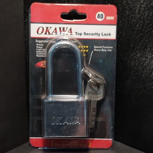 Gembok Pagar Gembok 40mm 40 mm Gembok Panjang Okawa Top Security Lock