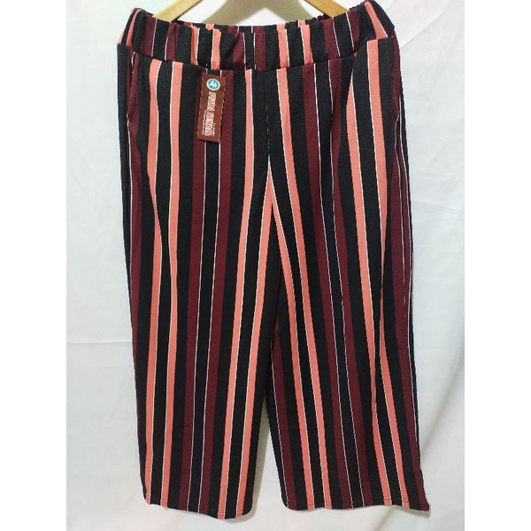 KULOT PANJANG JUMBO MOTIF SALUR TERLARIS-Salur marun